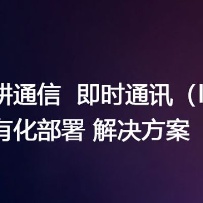 政务通讯升级：私有化部署如何满足分级保护与应急指挥需求的方案--解决方案//世耕通信  即时通讯（IM）私有化部署