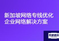 新加坡公司连接到工厂ERP慢，新加坡网络专线优化企业网络？？？解决方案//世耕通信ERP、OA专网服务商