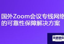 无忧会议：国外Zoom会议专线网络的可靠性保障？？？解决方案//世耕通信全球办公专网