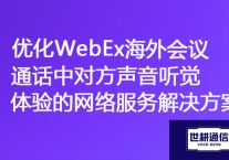 "清晰传达：优化WebEx海外会议通话中对方声音听觉体验的网络服务"？？？解决方案//世耕通信全球办公专网