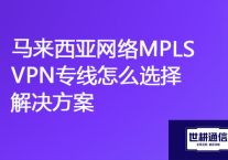 马来西亚企业IT系统如何与国内企业对接，马来西亚网络MPLS VPN专线怎么选择？？？解决方案//世耕通信海外云专网