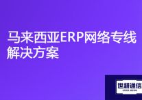 马来西亚-国内ERP网络很卡很慢，马来西亚ERP网络专线？？？解决方案//世耕通信海外云专网