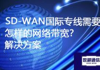 SD-WAN跨国网络专线需要怎样的网络带宽？？？？解决方案//世耕通信ERP、OA专网服务商