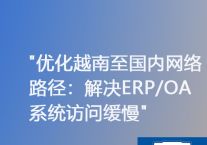 越南登录国内erp网络慢是什么原因？？？？？解决方案//世耕通信ERP、OA专网服务商