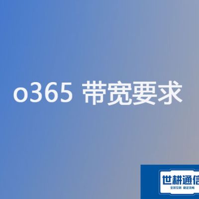 O365 网速慢 带宽要求？？？解决方案//世耕通信海外O365云专网