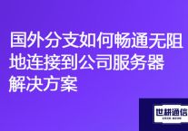 金蝶云星空客户端在国外运行有延迟​？？？解决方案//世耕通信ERP、OA专网服务商