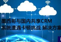 墨西哥与国内共享CRM系统遭遇卡顿挑战​？？？解决方案//世耕通信全球ERP、OA办公专网