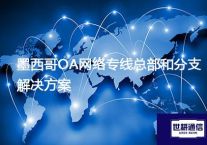 墨西哥OA网络专线总部和分支 ？？？解决方案//世耕通信全球ERP、OA办公专网