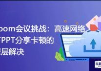 Zoom会议挑战：高速网络下PPT分享卡顿的深层解决？？？解决方案//世耕通信zoom专线