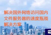 解决国外网络访问国内文件服务器的速度瓶颈？？？解决方案//世耕通信全球ERP、OA办公专网