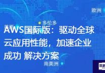 AWS国际版：驱动全球云应用性能，加速企业成功？？？解决方案//世耕通信全球ERP、OA办公专网