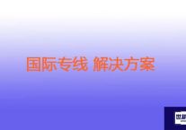 国际专线？？？解决方案//世耕通信全球ERP、OA办公专网