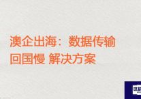 澳企出海：数据传输回国慢？？？解决方案//世耕通信全球ERP、OA办公专网