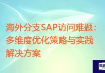 SAP全球访问优化实践：提升海外用户体验 ？？？解决方案//世耕通信全球ERP、OA办公专网