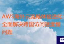 AWS海外云流畅体验进化：全面解决跨国访问速度慢问题？？？解决方案//世耕通信全球ERP、OA办公专网