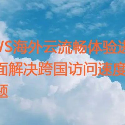 AWS海外云流畅体验进化：全面解决跨国访问速度慢问题？？？解决方案//世耕通信全球ERP、OA办公专网