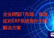 企业跨国IT布局：有效应对ERP系统海外卡顿？？？解决方案//世耕通信全球ERP、OA办公专网
