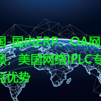 美国-国内ERP、OA网络卡顿，美国网络IPLC专线产品优势？？？解决方案//世耕通信全球ERP、OA办公专网专线