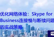 优化网络体验：Skype for Business连接慢与断续问题的实战策略？？？世耕通信全球视频会议专网专线