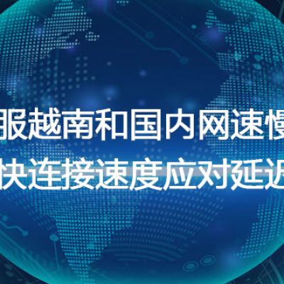 克服越南和国内网速慢：加快连接速度应对延迟？解决方案//世耕通信全球办公专网专线