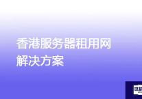 香港服务器租用网？解决方案//世耕通信全球办公专网专线