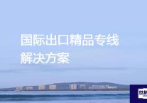 国际出口精品专线？？？解决方案//世耕通信全球办公专网专线