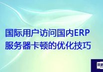 国际用户访问国内ERP服务器卡顿的优化技巧？？？解决方案//世耕通信全球ERP、OA办公专网专线