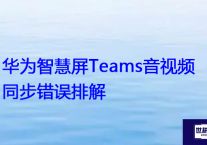 华为智慧屏Teams音视频同步错误排解？？？解决方案//世耕通信全球办公Teams专网