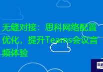 无缝对接：思科网络配置优化，提升Teams会议音频体验？？？解决方案//世耕通信全球办公Teams专网