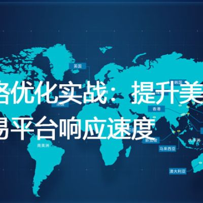 网络优化实战：提升美股交易平台响应速度？解决方案//世耕通信全球办公专网专线