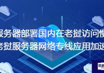 服务器部署国内在老挝访问慢，老挝服务器网络专线应用加速？解决方案//世耕通信全球办公专网专线