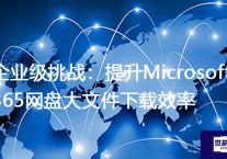 企业级挑战：提升Microsoft 365网盘大文件下载效率？解决方案//世耕通信全球办公专网专线