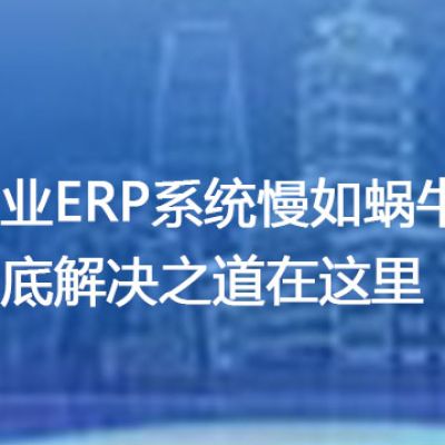 企业ERP系统慢如蜗牛？彻底解决之道在这里？解决方案//世耕通信全球ERP、OA办公专网专线