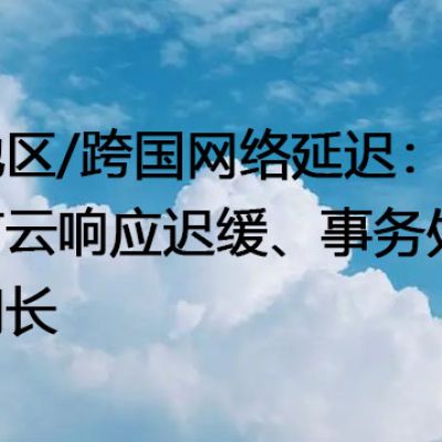 跨地区/跨国网络延迟：sap私有云响应迟缓、事务处理时间长 --解决方案//世耕通信全球办公专网专线
