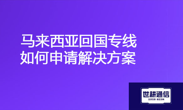 马来西亚回国专线如何申请解决方案.jpg