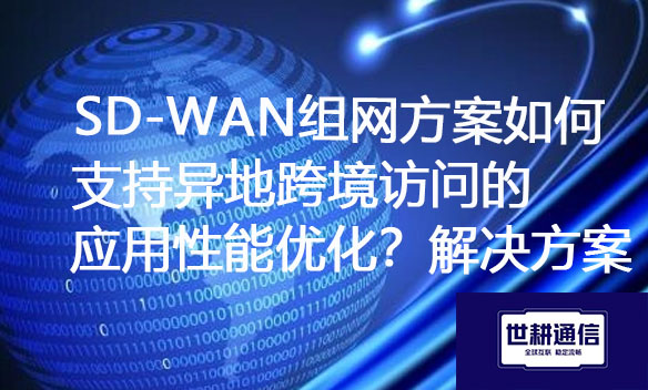 SD-WAN组网方案如何支持异地跨境访问的应用性能优化？.jpg