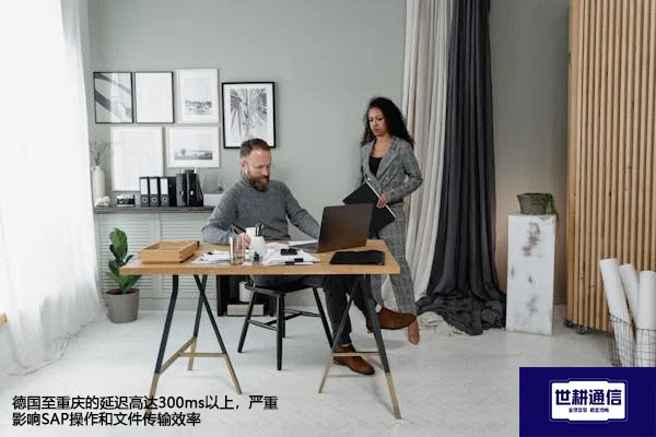 德国至重庆的延迟高达300ms以上，严重影响SAP操作和文件传输效率--解决方案//世耕通信全球办公专网专线