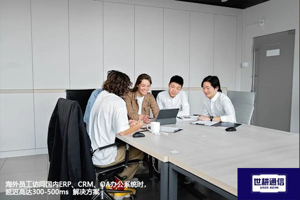海外员工访问国内ERP、CRM、OA办公系统时，延迟高达300-500ms -- 解决方案//世耕通信全球ERP、OA办公专网专线