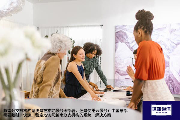 越南分支机构的系统是在本地服务器部署，还是使用云服务？中国总部需要随时、快速、稳定地访问越南分支机构的系统--解决方案//世耕通信全球办公专网专线