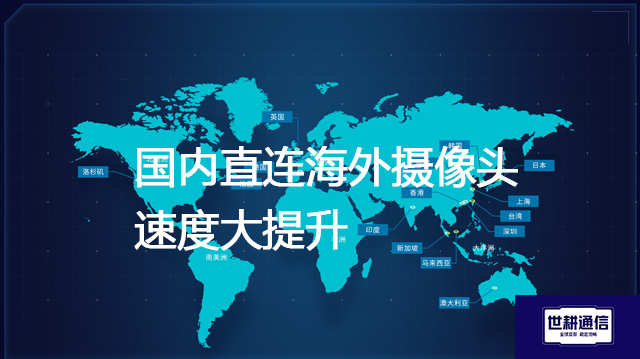 国内直连海外摄像头，速度大提升--解决方案//世耕通信全球视频专网专线